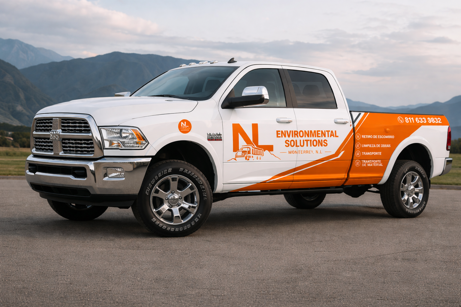 Camioneta NL Soluciones Ambientales Monterrey